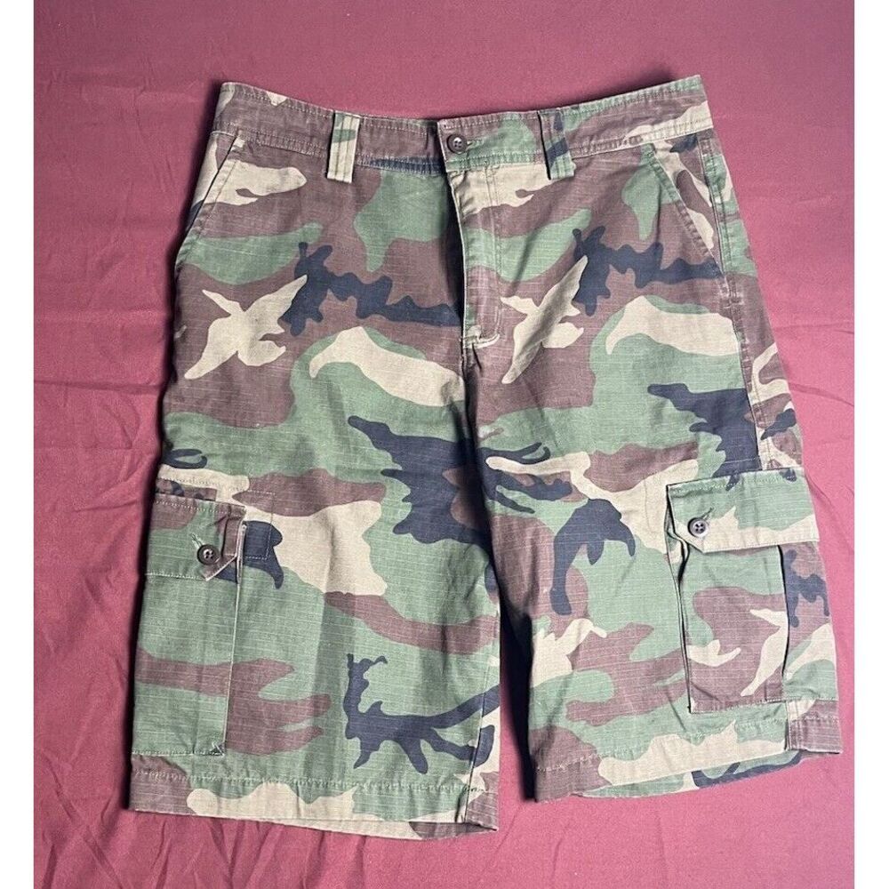 Polo Classic Army Fatigue Men's Shorts (S) Multiple Pockets